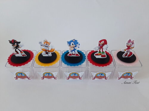 Caixa Acrílica 3d - Sonic