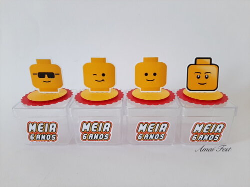 Caixinha Acrílica 3d - Lego