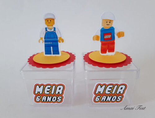 Caixinha Acrílica 3d - Lego