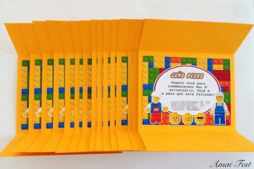 Convite Lego