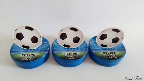 Latinhas 3d - Futebol