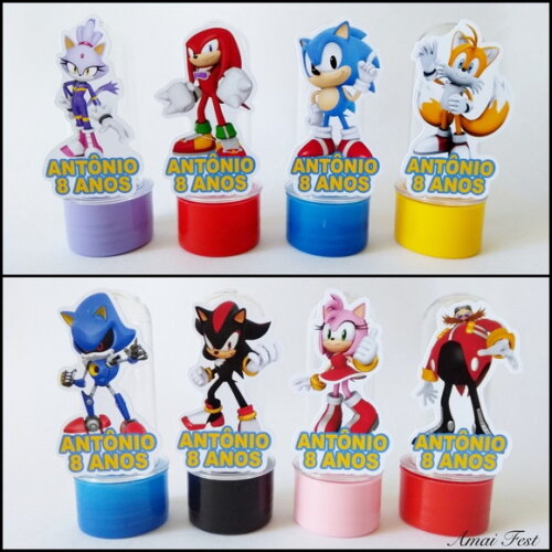 Mini Tubetes - Sonic