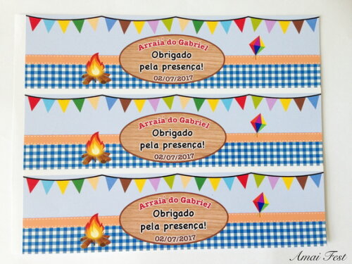Rótulo - Festa Junina