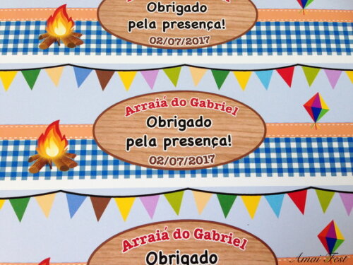 Rótulo - Festa Junina