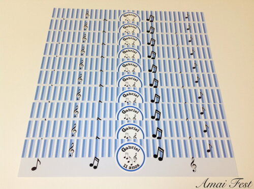 Rótulos Notas Musicais