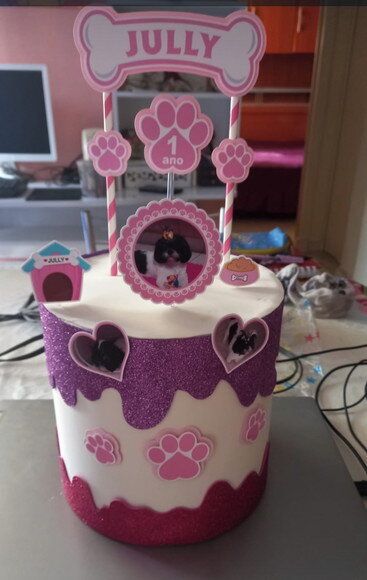 Topo de Bolo - Cachorro