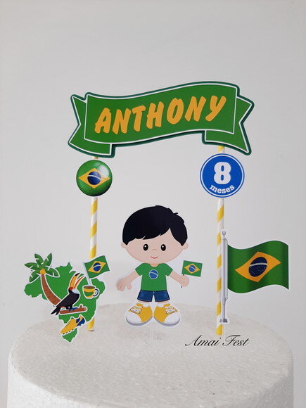Topo de Bolo - Brasil