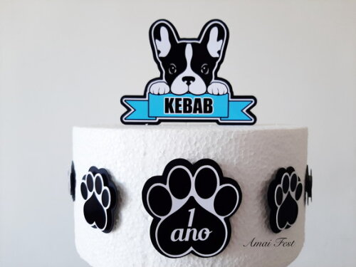 Topo de Bolo - Cachorro