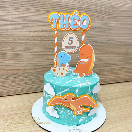Topo de Bolo - Dinossauros Baby