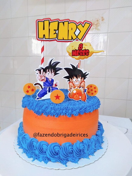 Topo de Bolo - Dragon Ball