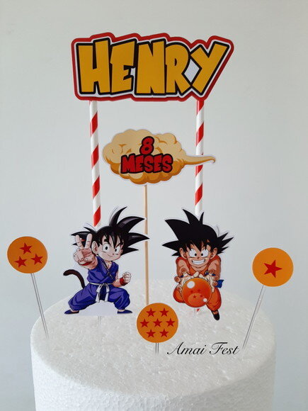 Topo de Bolo - Dragon Ball