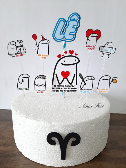 Topo de Bolo - Flork