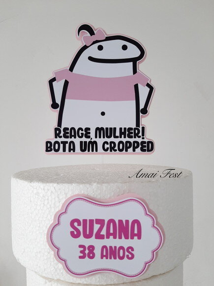 Topo de Bolo - Flork Of Cows