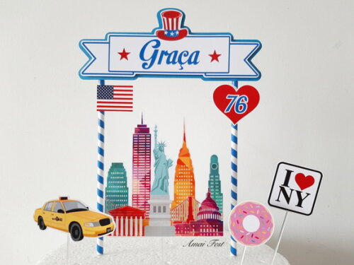 Topo de Bolo - Nova York