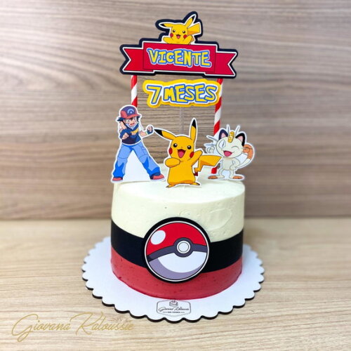 Topo de Bolo - Pokemon