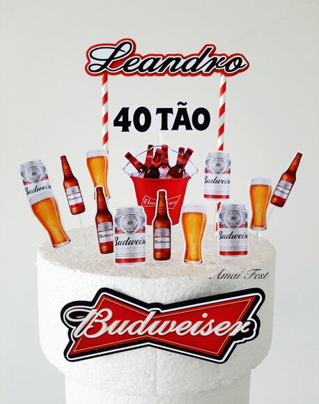 Topo de Bolo - Tema Boteco