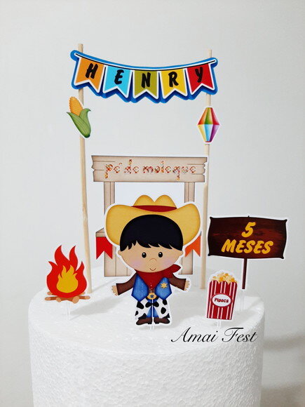 Topo de Bolo -festa Junina