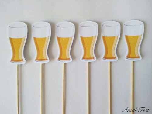 Topper para Cento de Mesa - Cerveja