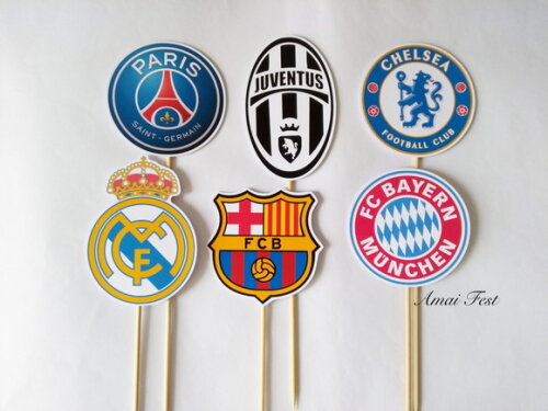 Topper para Centro de Mesa - Liga dos Campeões