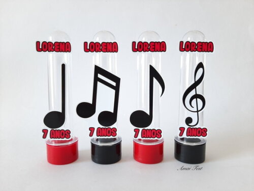 Tubetes - Notas Musicais