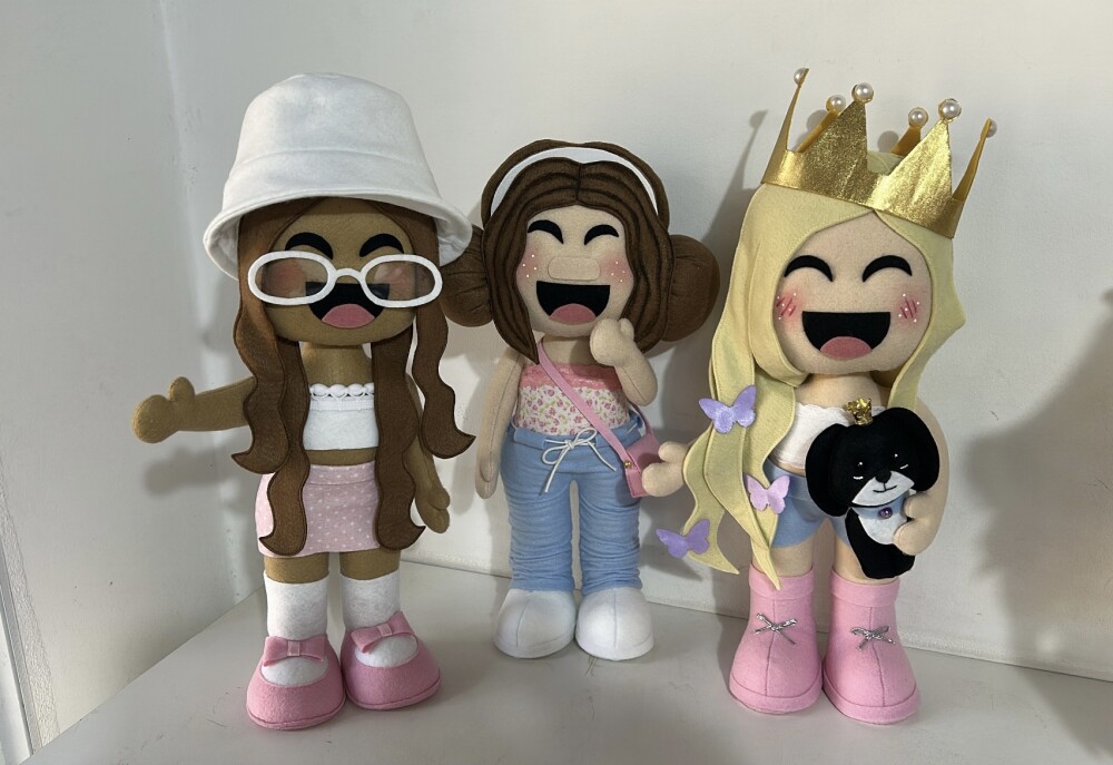 Roblox menina festa roblox menina decoração roblox menina bonec