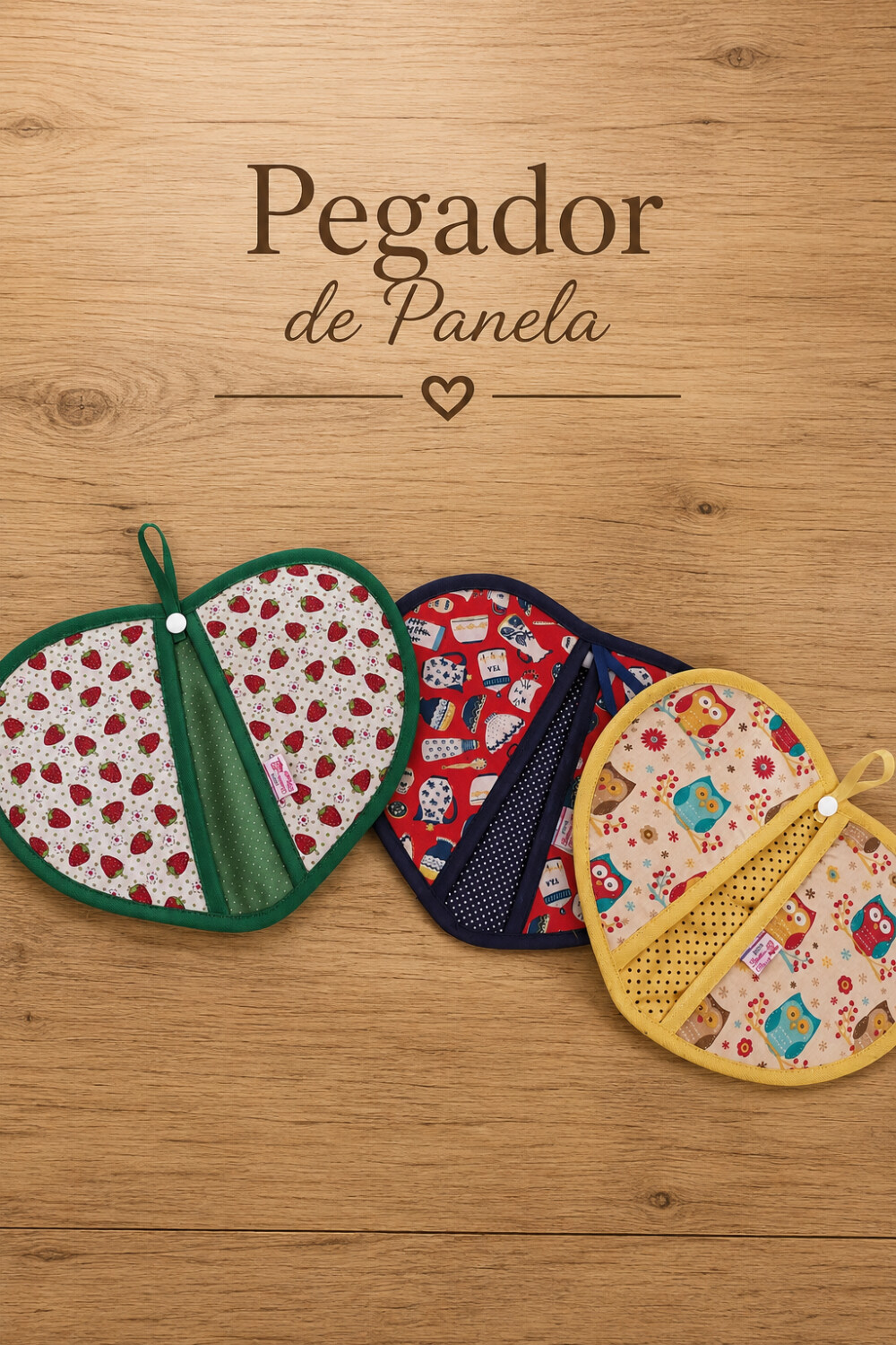 Pegador de Panelas Coração
