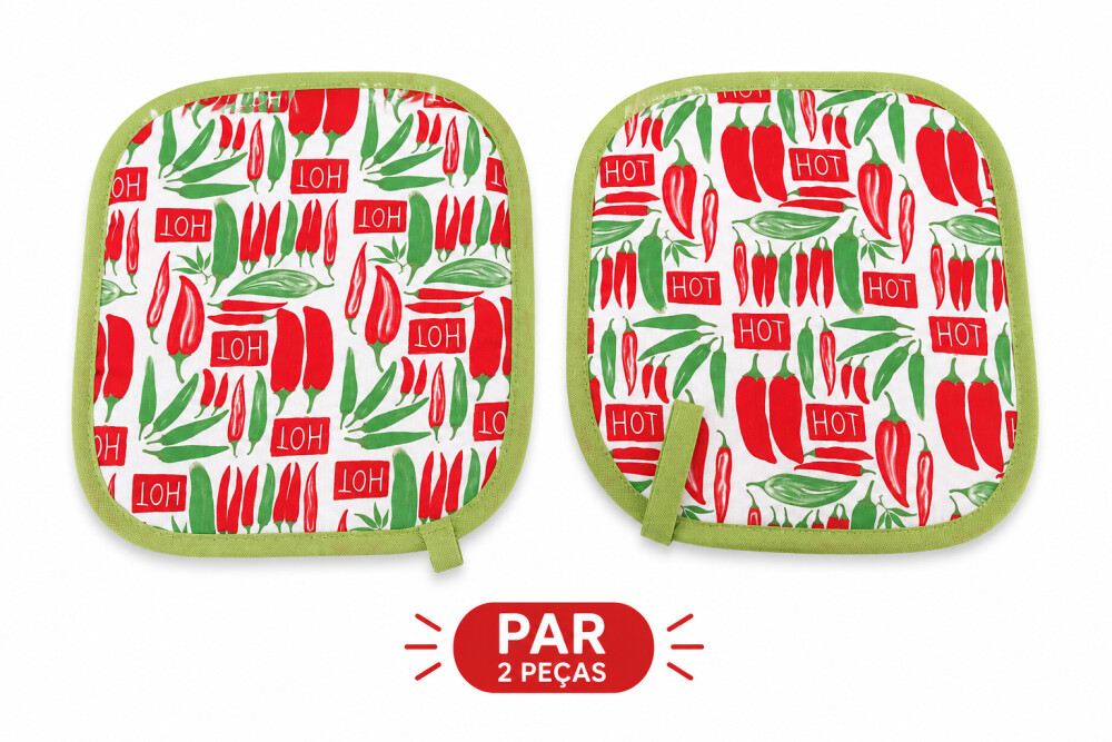 1 Par de Pegadores de Panela Quadrado