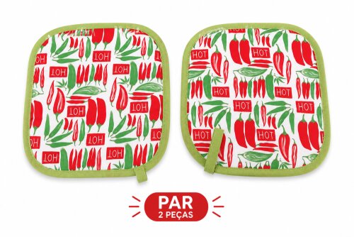 1 Par de Pegadores de Panela Quadrado