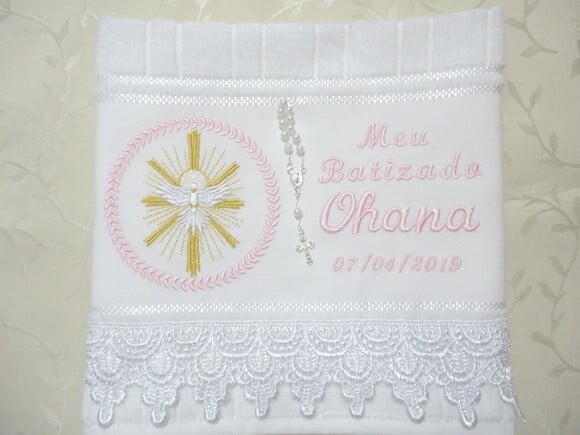 *promoção* Toalha Batismo