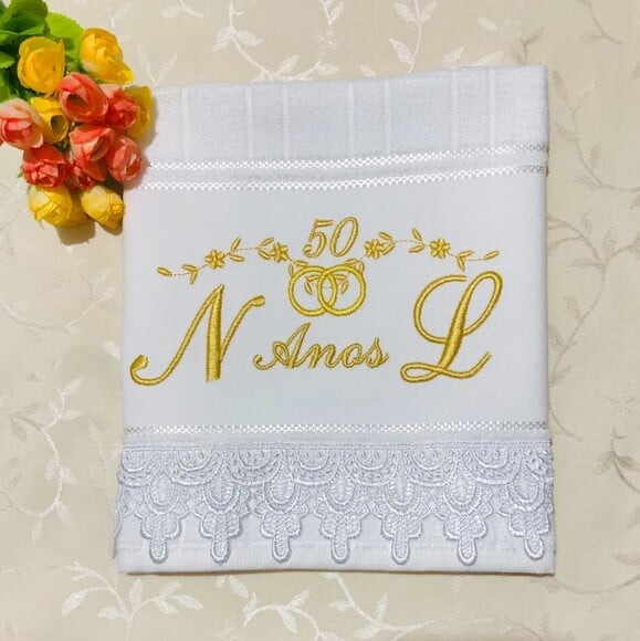 Lembrancinha de Bodas de Ouro