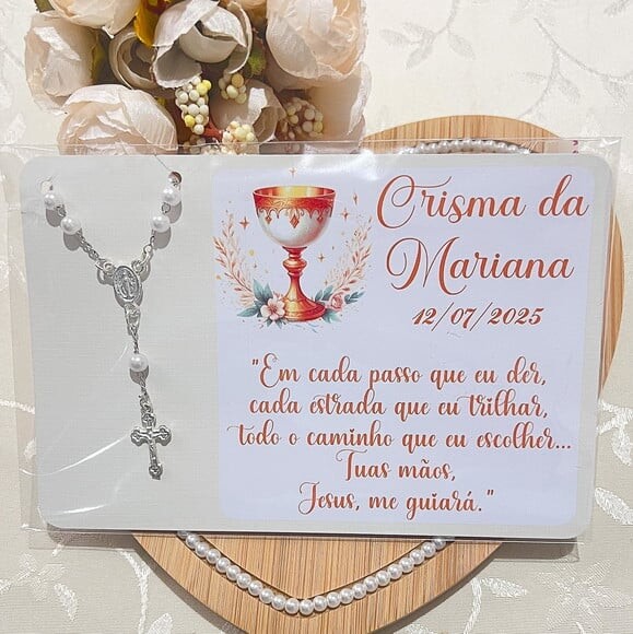 Lembrancinha para Crisma