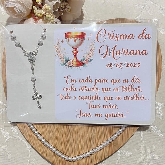 Lembrancinha para Crisma