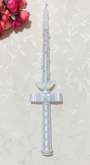 Vela Batizado com Pombinha