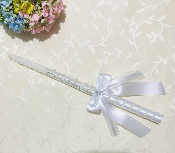 Vela de Batismo Batizado Primeira Comunhão, Crisma