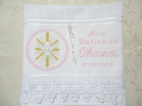 *promoção* Toalha Batismo