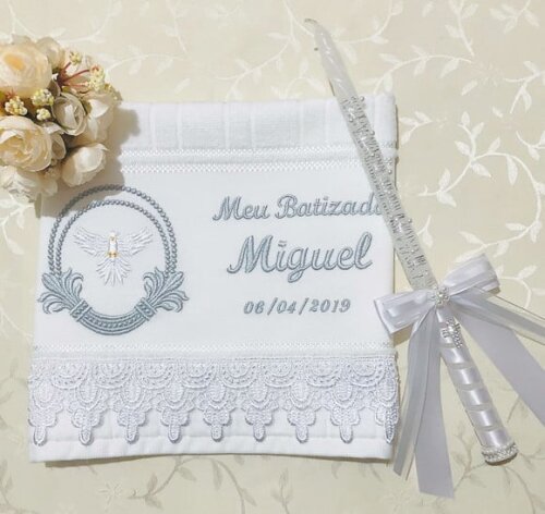 Kit de Batizado Vela Decorada