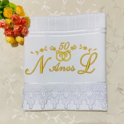 Lembrancinha de Bodas de Ouro