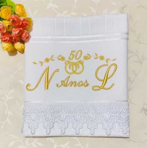 Lembrancinha de Bodas de Ouro