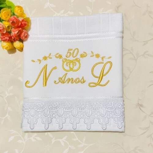 Lembrancinha de Bodas de Ouro