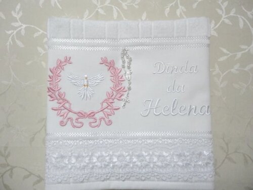 Toalha Batizado Dinda