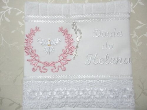 Toalha Batizado Dinda