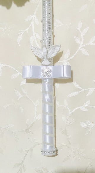 Vela Batizado com Pombinha