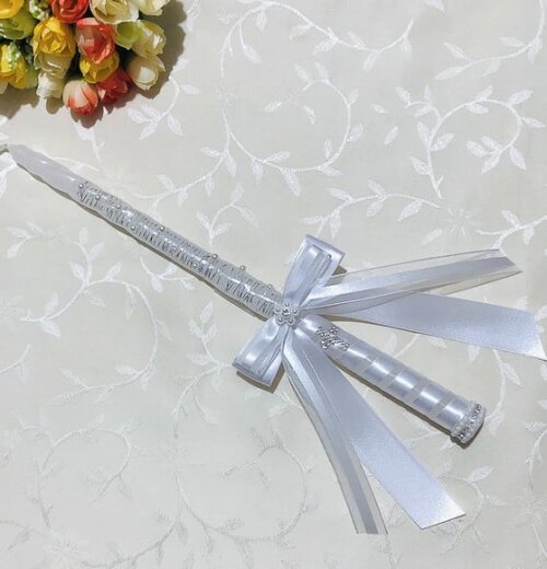 Vela de Batismo Customizada Luxo