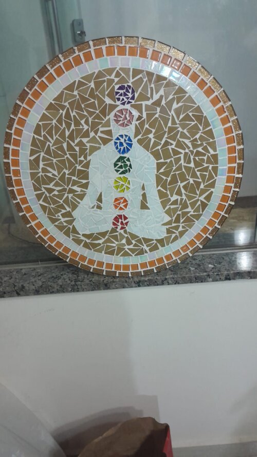 Quadro Mosaico.  CHAKRAS