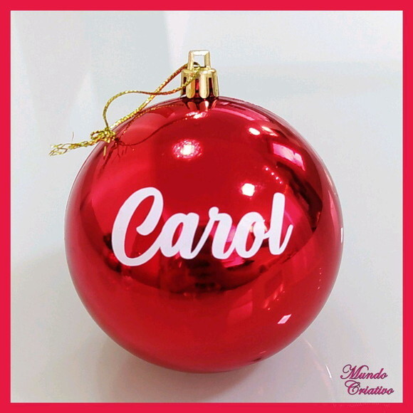 Bolas Personalizadas de Natal
