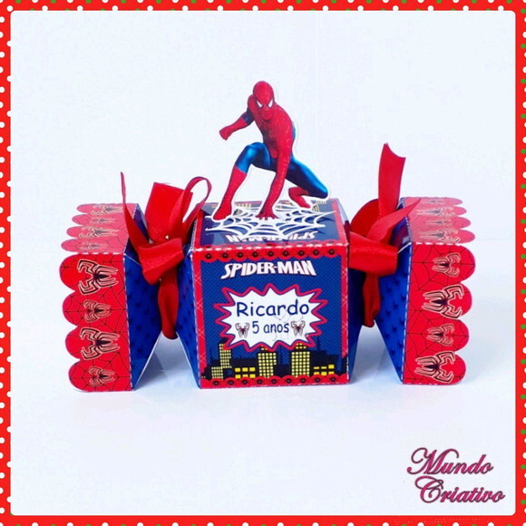 Caixa Bala Homem Aranha
