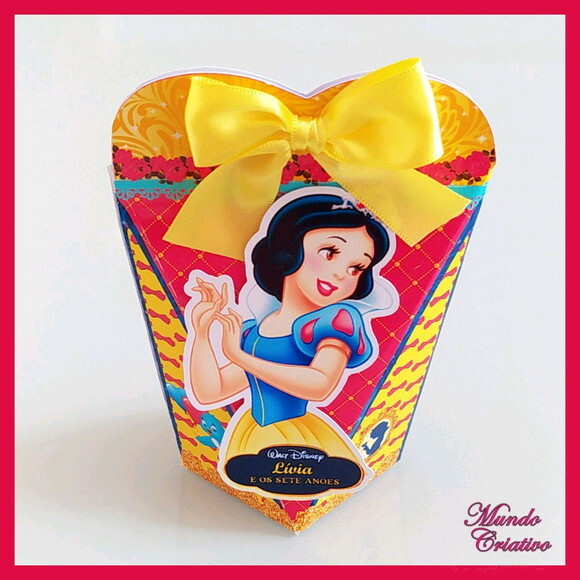 Caixa Coração Branca de Neve
