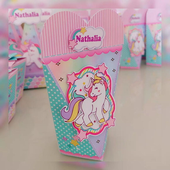 Caixa Coração Unicornio