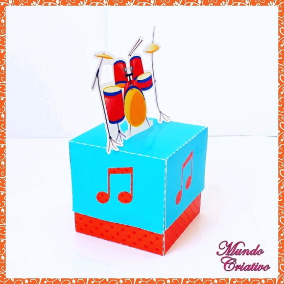 Caixa Cubo Tema Música