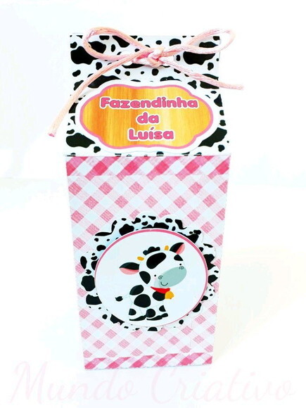 Caixa Milk Fazendinha Menina